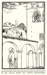 Illustratie voor Gedichten van John Keats: Isabella of De Pot met Basilicum door Robert Anning Bell