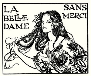 Illustratie voor Gedichten van John Keats: La Belle Dame Sans Merci