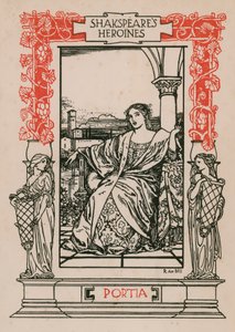 Portia, Koopman van Venetië door Robert Anning Bell