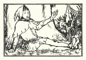 Onder de groene boom (litho)