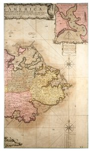 Een nieuwe en exacte kaart van het eiland Antigua in Amerika, volgens een onderzoek gedaan in de jaren 1746-1748, c.1749
