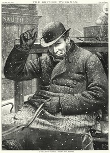 Een Welgestelde Koetsier (gravure) door Robert Barnes