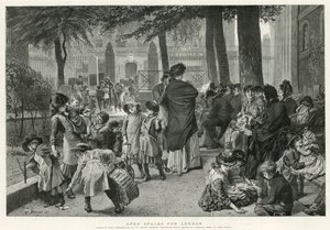 Scène op het kerkhof van de St John