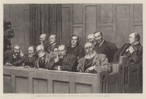 Schetsen in de Koninklijke Hoven van Justitie, een speciale jury