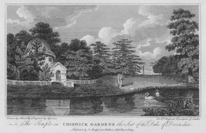 De Tempel in Chiswick Gardens, het landgoed van de Hertog van Devonshire
