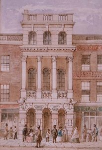 City of London Theatre, Bishopsgate door Robert Blemell (attr. to) Schnebbelie