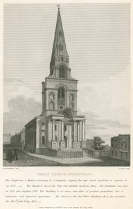 Christ Church, Spitalfields, Londen door Robert Blemell Schnebbelie