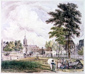 Islington Green: Uitzicht op de Kerk