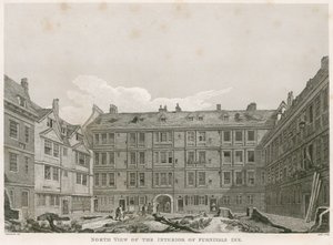 Noordaanzicht van het interieur van Furnival