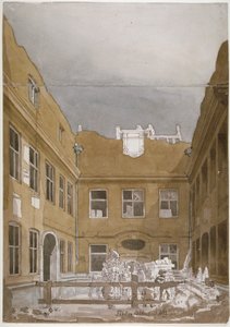 Blackwell Hall, City of London, 1819 door Robert Blemmell Schnebbelie
