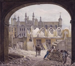 Sloop van Guildhall Chapel, Londen, 1820