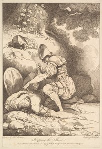Het beroven van de gesneuvelden, 15 november 1779 door Robert Blyth