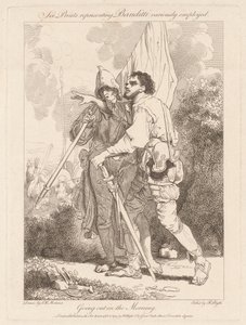 Uitgaan in de Ochtend door Robert Blyth, after John Hamilton Mortimer