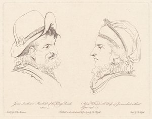 James Smithson en Alice Whitworth door Robert Blyth, after John Hamilton Mortimer