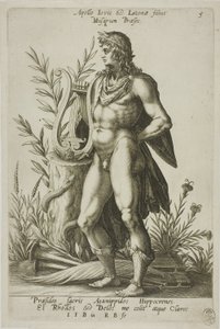 Apollo, plaat 5 uit Parnassus Biceps