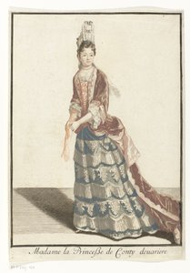 Portret van Marie Anne de Bourbon