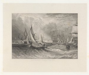 Gasport, ingang van de haven van Portsmouth