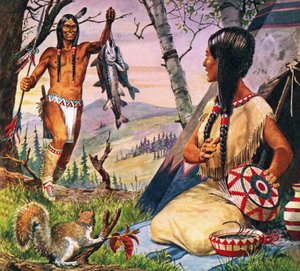 Hiawatha en Minnehaha