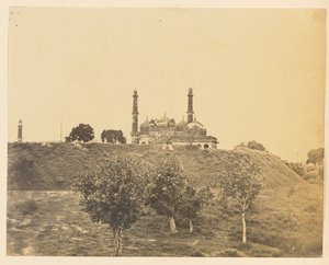 [Moskee in de stad Agra].