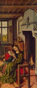 Ala De Retablo Santa Barbara, 1438, ca. 1934 door Robert Campin