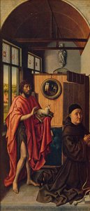 St. Johannes de Doper en de Franciscaanse meester Hendrik van Werl, 1438 door Robert Campin