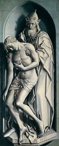 De Flémalle Panelen: De Heilige Drie-eenheid door Robert Campin