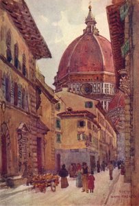 Via Dei Servi, ca. 1905 door Robert Charles Goff