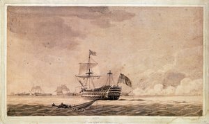 Het Britse schip Queen, 1 juni door Robert Cleveley