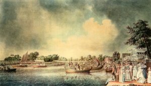 Een roeiwedstrijd in Richmond