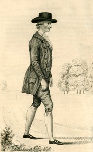 Foster Powell - De verbazingwekkende voetganger, 1821 door Robert Cooper