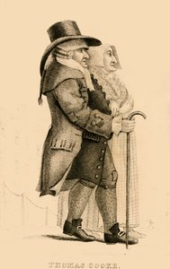 Thomas Cooke, de beruchte Vrek van Islington, 1822 door Robert Cooper