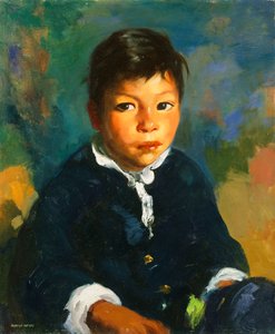 Kleine halfbloed, 1917 door Robert Cozad Henri
