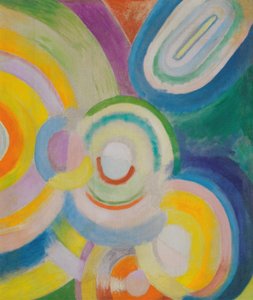 Gekleurde schijven door Robert Delaunay