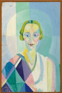 Portret van Madame Heim door Robert Delaunay