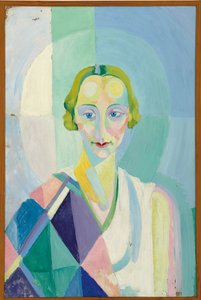 Portret van Madame Heim door Robert Delaunay