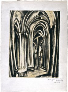 Saint Séverin door Robert Delaunay