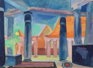 Toneelontwerp voor Cleopatra, c.1918