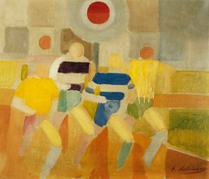 De Voetlopers, c.1920 door Robert Delaunay