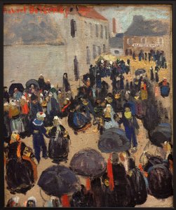 Het feest op het platteland door Robert Delaunay