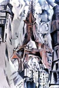 de Eiffeltoren door Robert Delaunay