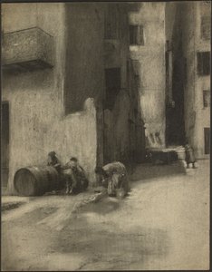 Straathoek in Menton