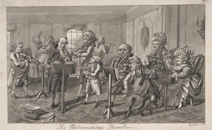 De Harmonieuze Familie door Robert Dighton
