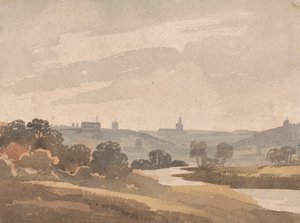 Norwich vanaf de Grindgroeven door Robert Dixon