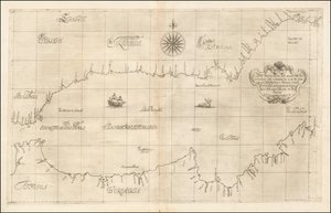 1646 kaart van de westelijke Middellandse Zee en Gibraltar door Robert Dudley door Robert Dudley
