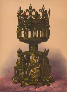 Een zilver vergulde schrijn, 1893 door Robert Dudley