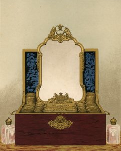 Dressoir, aangeboden door de dames en heren van Hare Majesteits hofhouding (chromolitho) door Robert Dudley