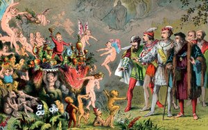 Scène uit Shakespeares De Storm, 1856-1858