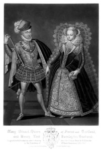 Mary Stuart, koningin van Frankrijk en Schotland, en Henry Lord Darnley, haar echtgenoot, 1816
