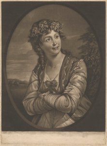 Miss Ann Catley in de Rol van Euphrosyne