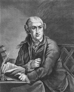 David Garrick Britse acteur (1717 - 1779) studeert de rol van Shakespeare